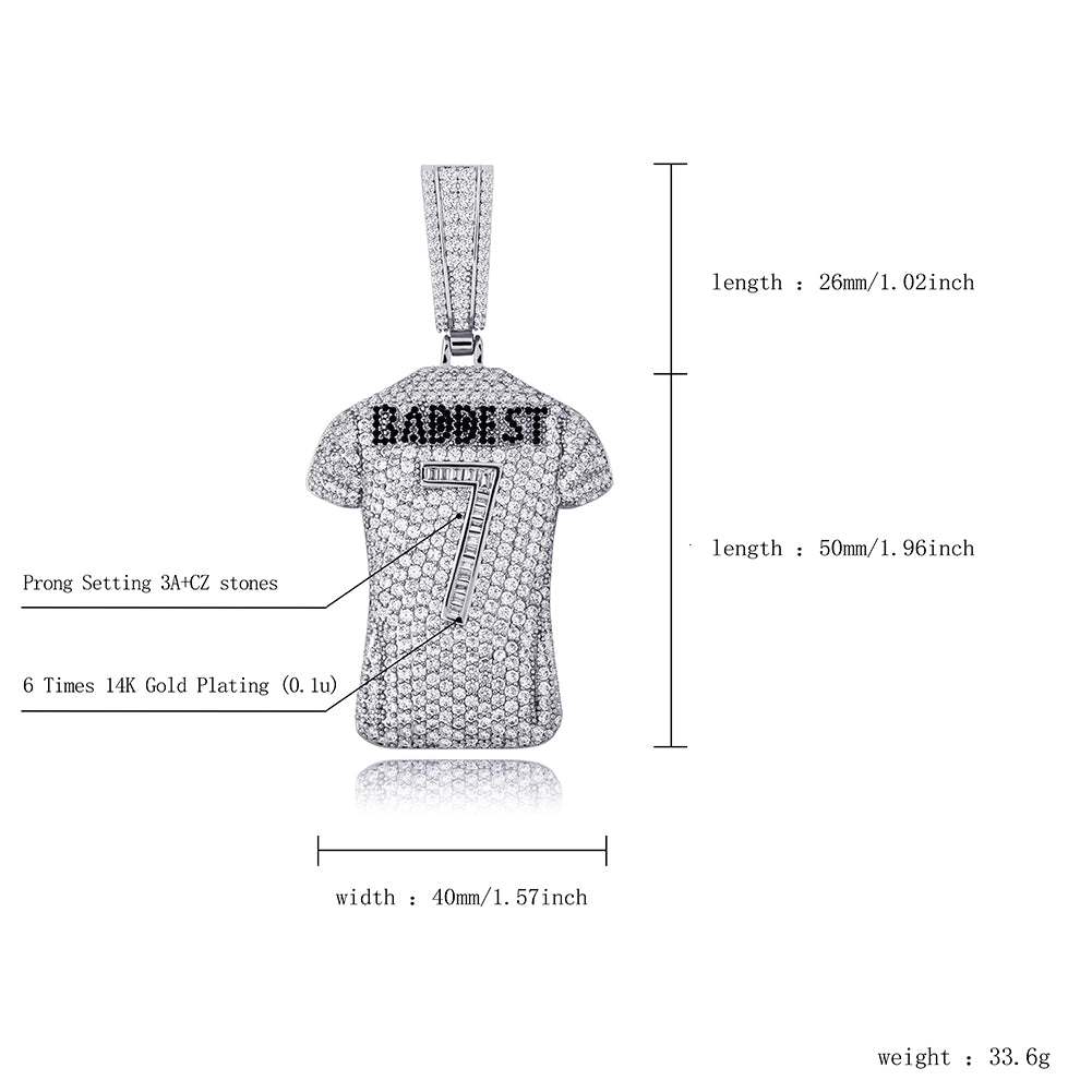 Baddest Jersey Necklace