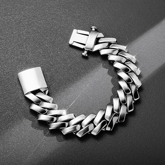 18MM Cuban Chain Miami Prong Link Bracelet