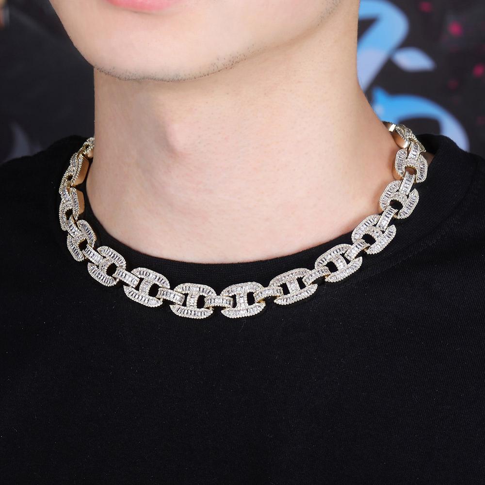 Miami 15mm Prong Setting Cuban Link Chain