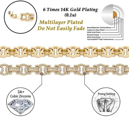 13mm Byzantine Bracelet