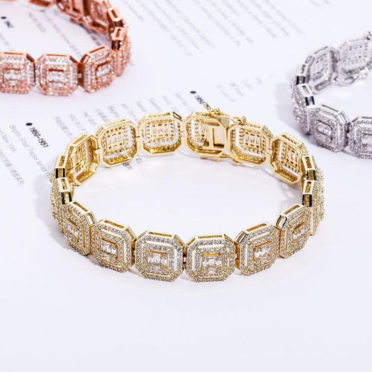 13mm Personality Baguette Bracelet