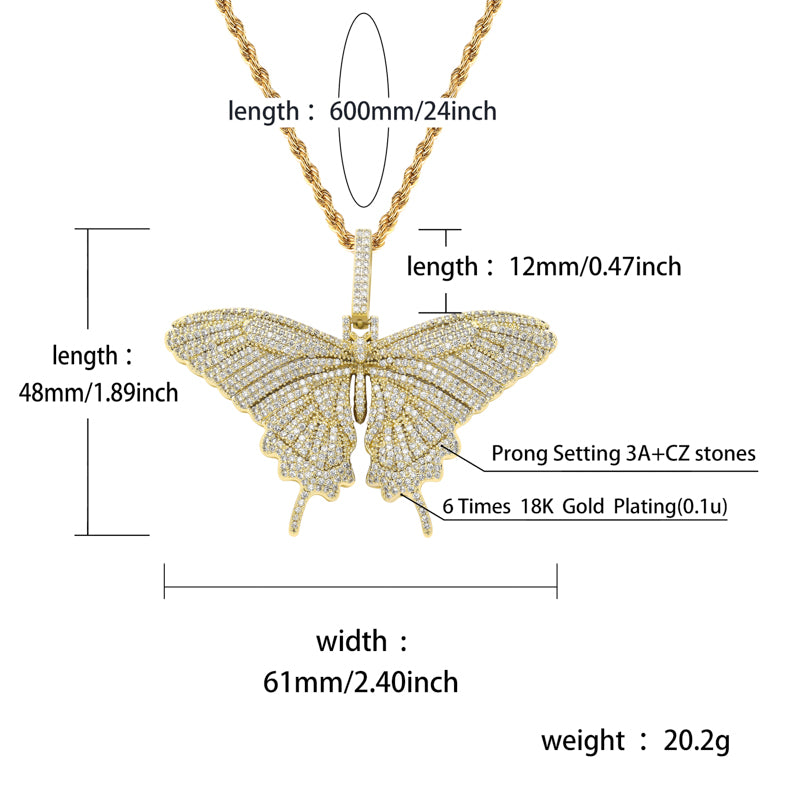 Smaller Butterfly Necklace