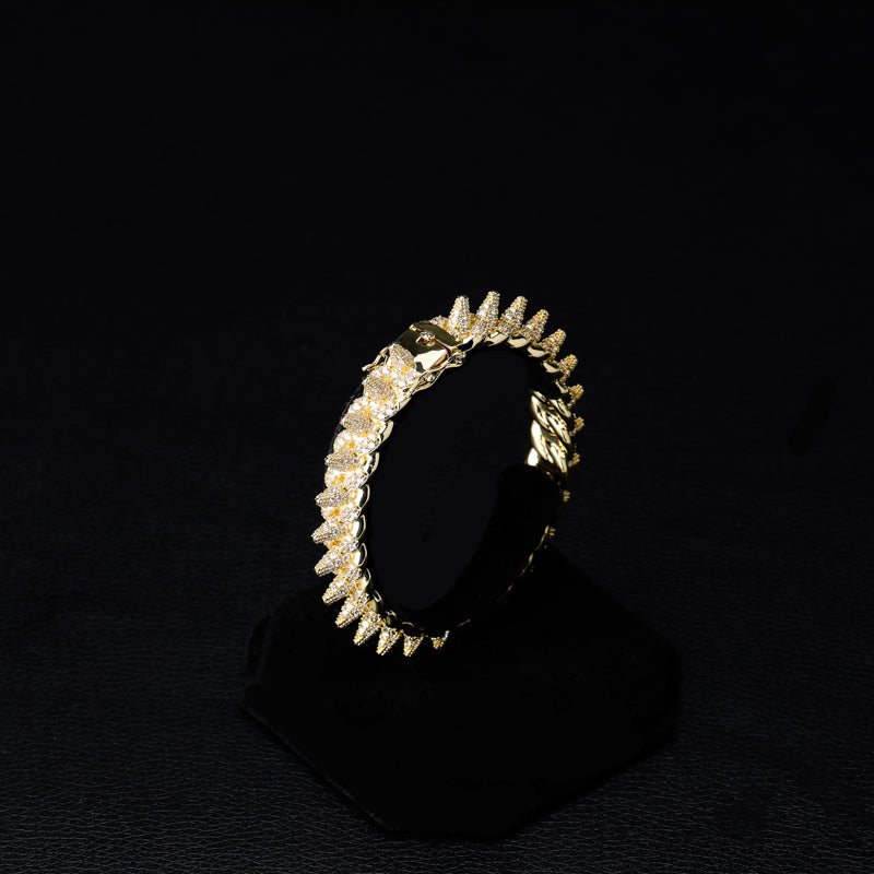 Spikes Rivet Bracelet