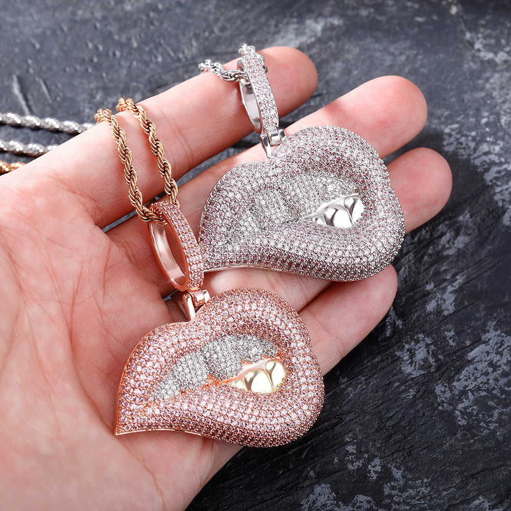 Drip Lips Necklace