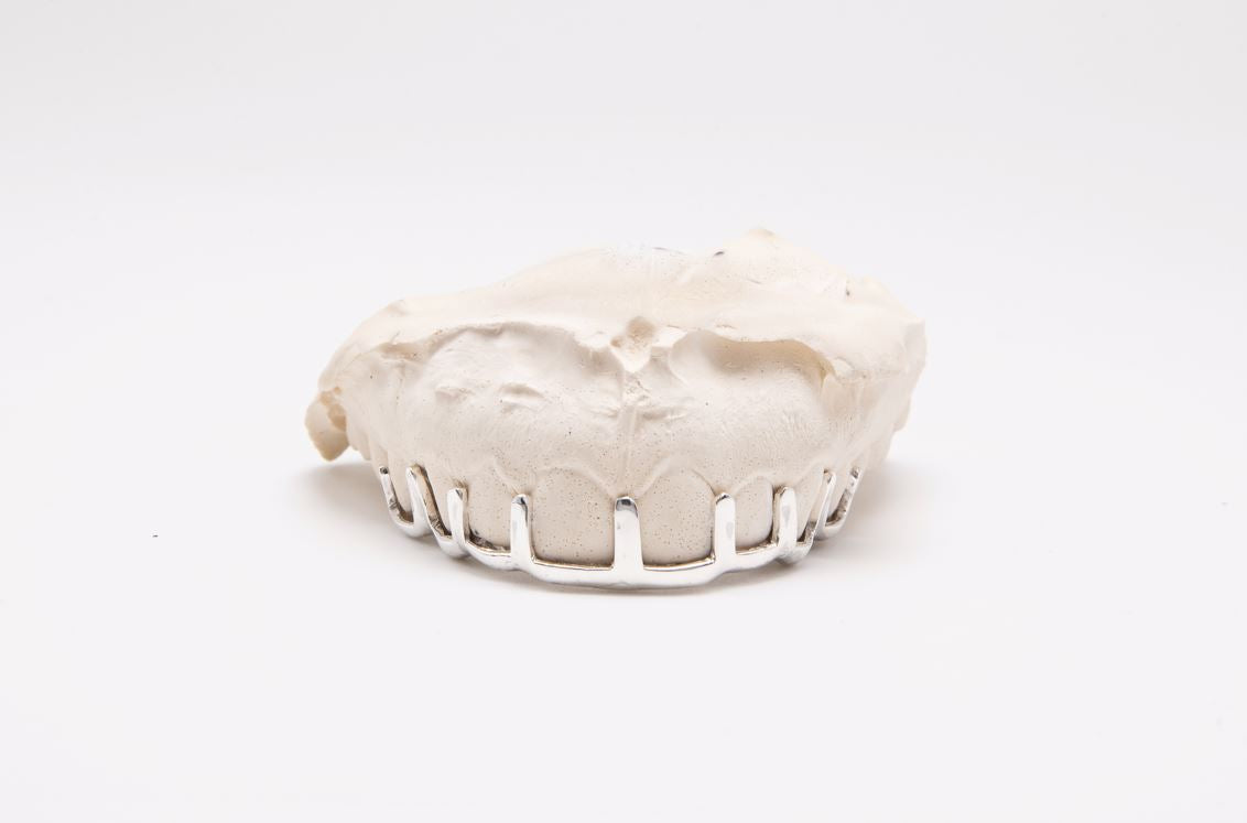 The Convict - Sterling Silver 9 Bar Teeth