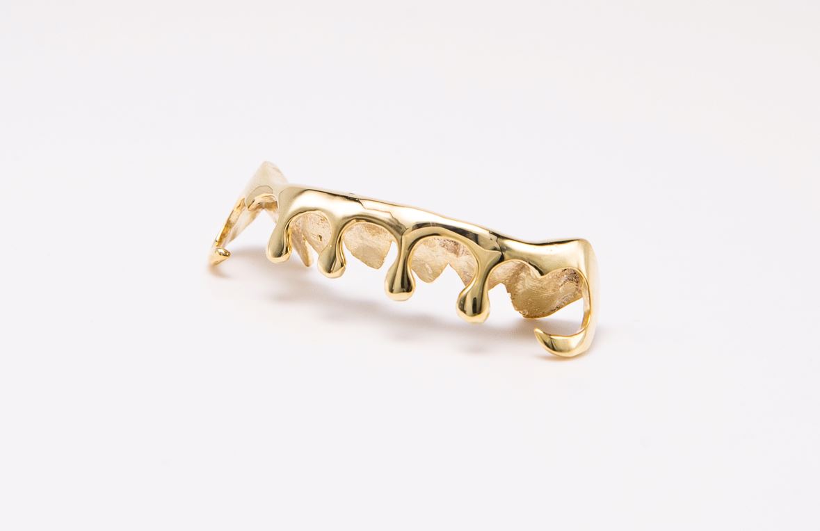 The Drip - Yellow Gold Only For Bottom 6 Teeth