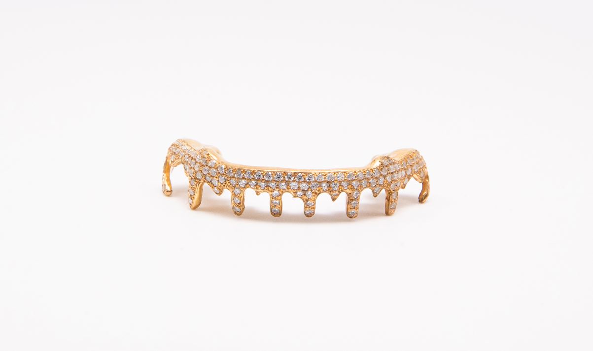 The Ice Cream - 6 Teeth Yellow Gold