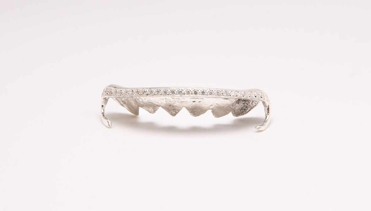 The Kim K - Sterling Silver 2 Piece Grillz