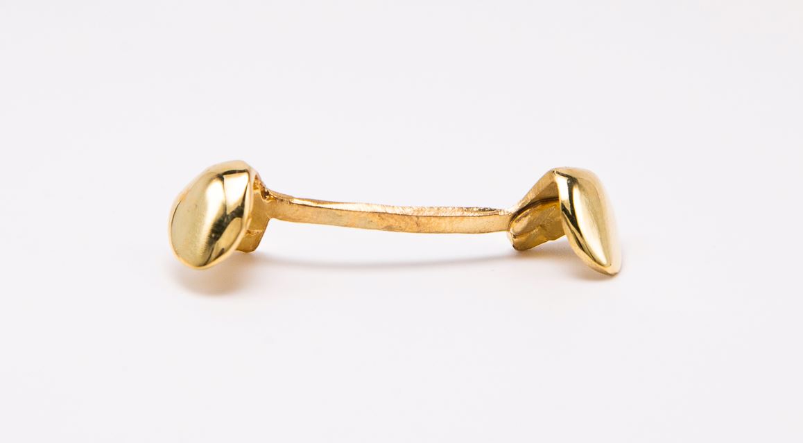 The OG - Yellow Gold 2 Teeth Rounded