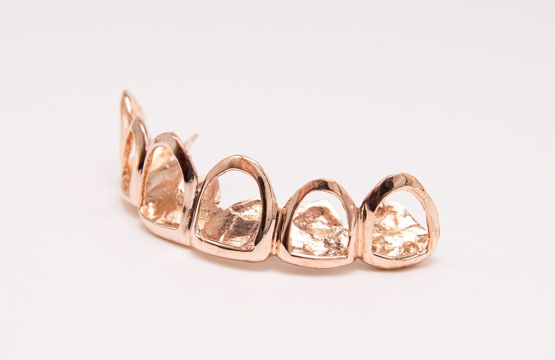 The Open Soul - Rose Gold 6 Outlined Teeth