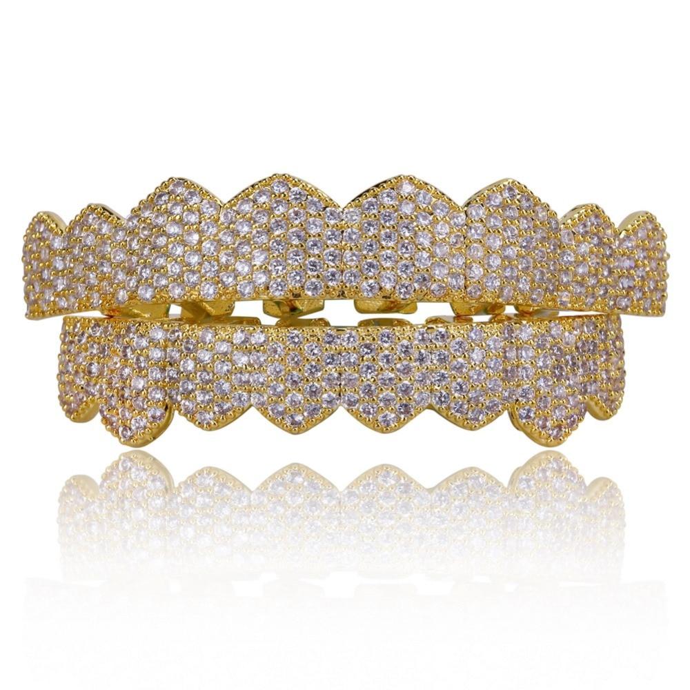 8 Iced Out Micro Pave CZ Deluxe Grillz