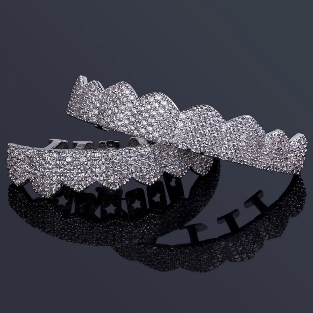 8 Iced Out Micro Pave CZ Deluxe Grillz