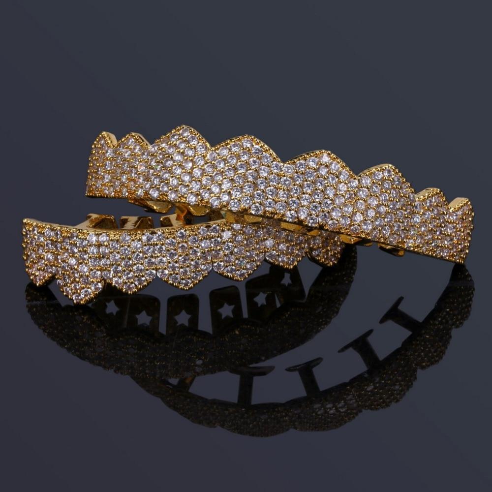 8 Iced Out Micro Pave CZ Deluxe Grillz