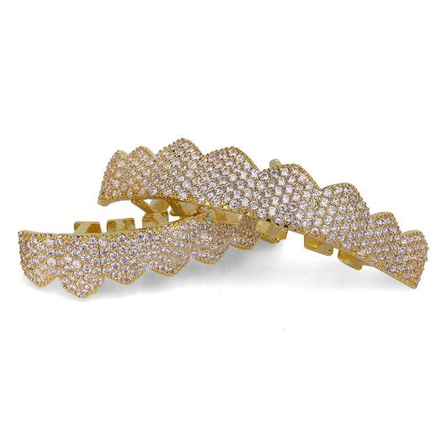 8 Iced Out Micro Pave CZ Deluxe Grillz