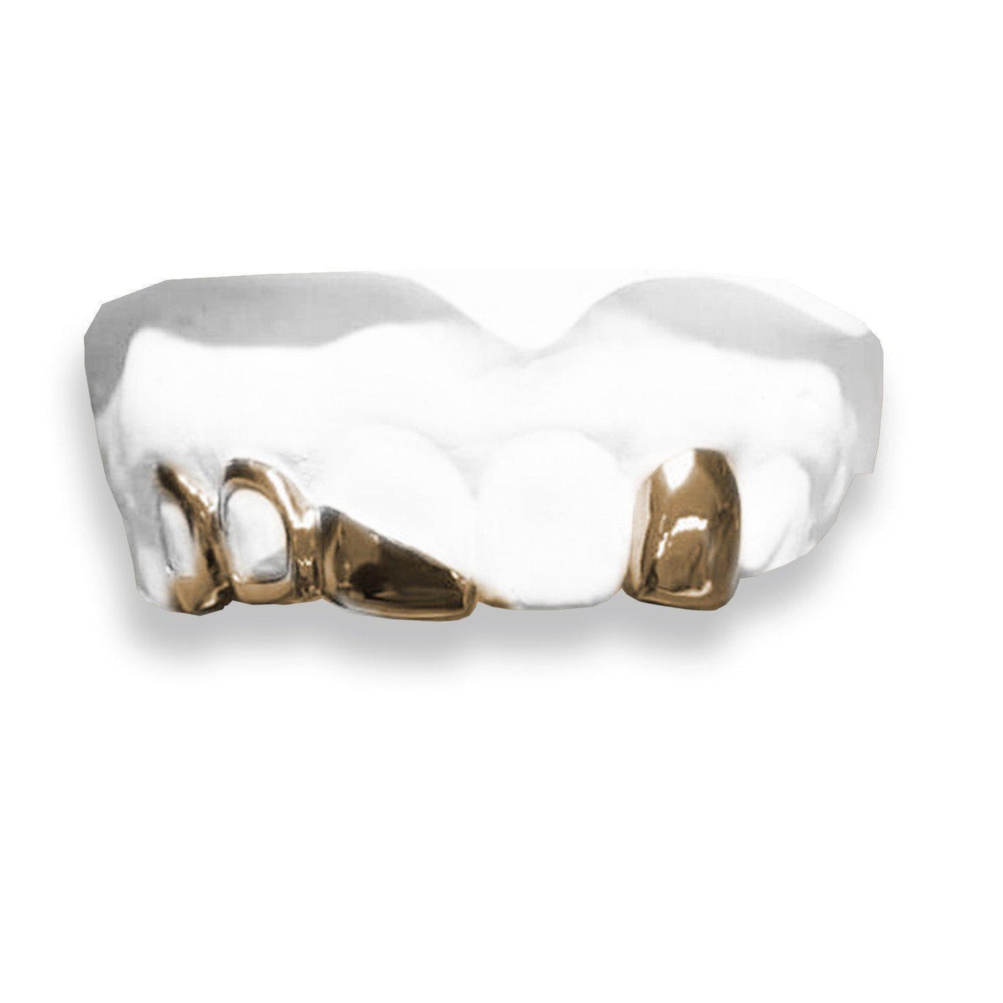 The Two Face-real-gold-custom-grillz