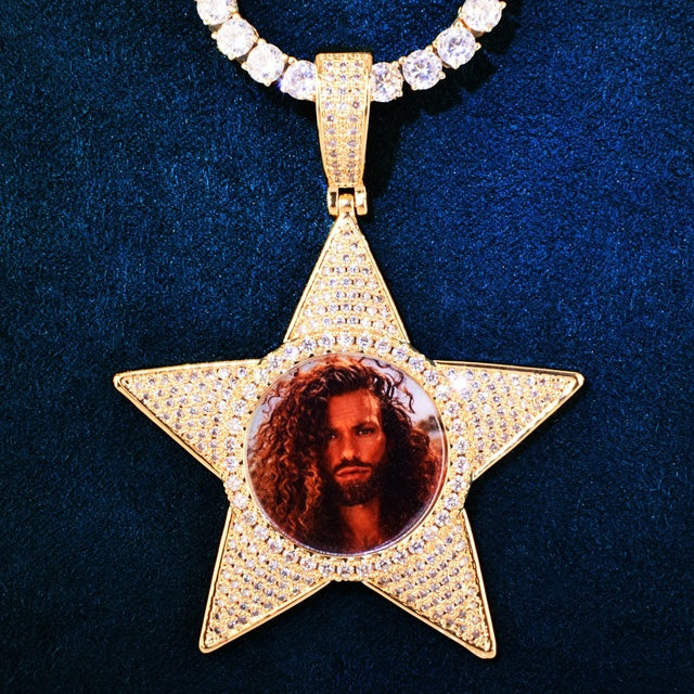 Star Photo Necklace