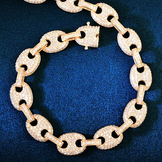 12mm Cuban Chain Bracelet