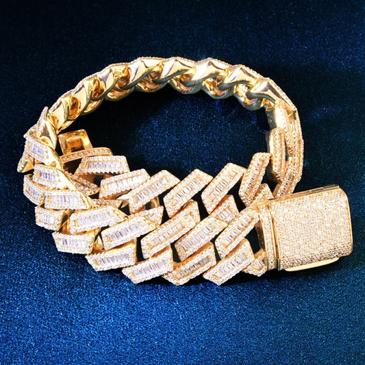 Baguette Miami Cuban Bracelet