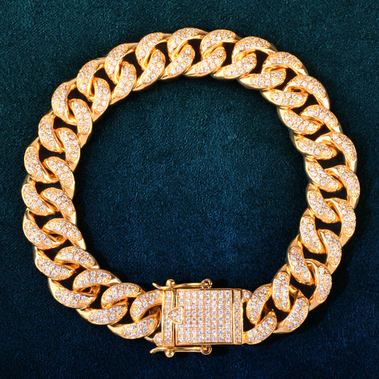 12mm Miami Cuban Bracelet