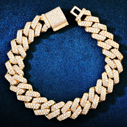 14mm Miami Cuban Chain Bracelet
