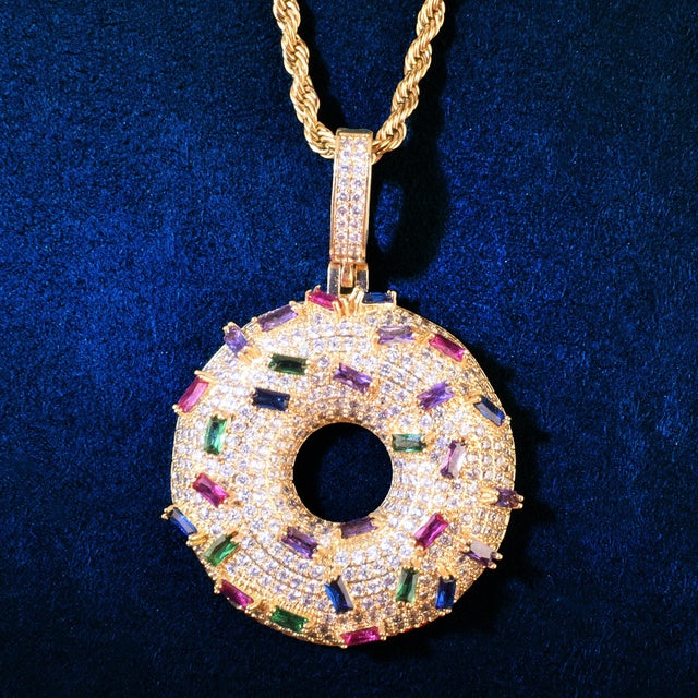 Colorful Donut Necklace