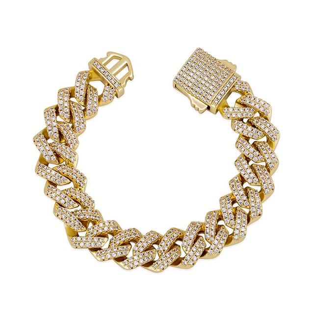 12mm Miami Cuban Chain Bracelet