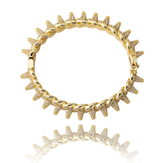 Spikes Rivet Bracelet