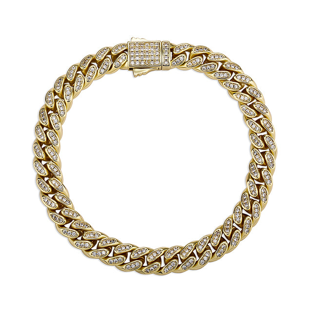 8mm Miami Cuban Link Bracelet