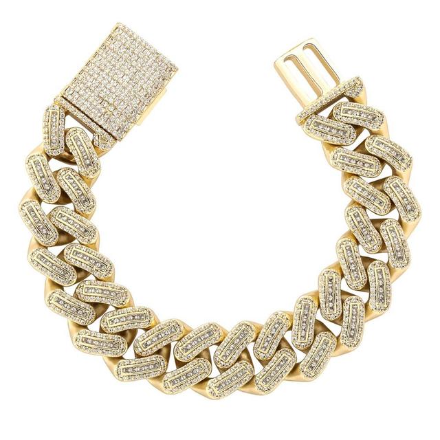 18m Miami Big Box Clasp Cuban Bracelet