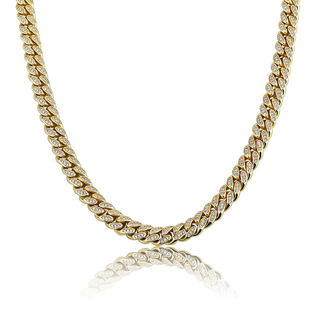 8mm Miami Cuban Link Chain