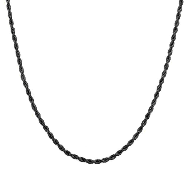 Stainless Steel Rope Chain 3mm Necklace