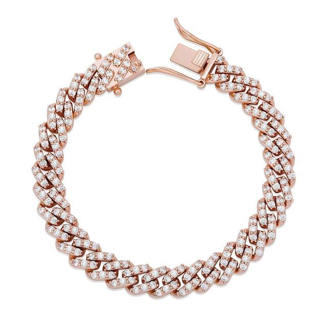 8mm Miami Cuban Chain Bracelet