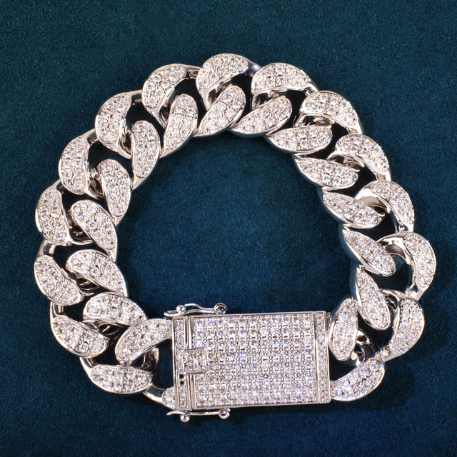 20mm Men's Chunky Miami Cuban Link Bracelet