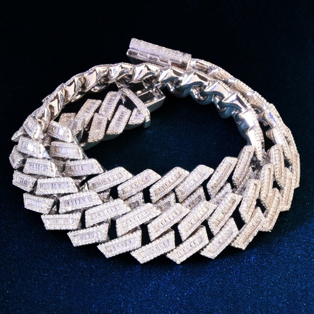 Baguette Miami Cuban Necklace