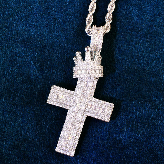 Crown Cross Necklace