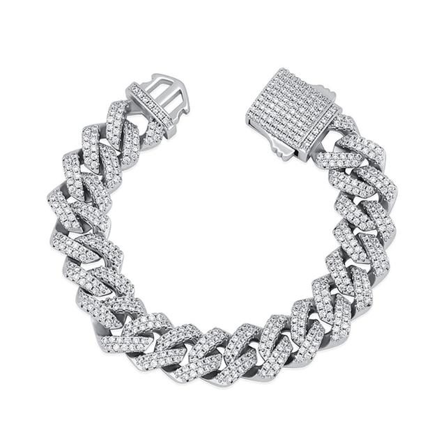 12mm Miami Cuban Chain Bracelet