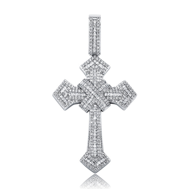 Baguette Cross Necklace