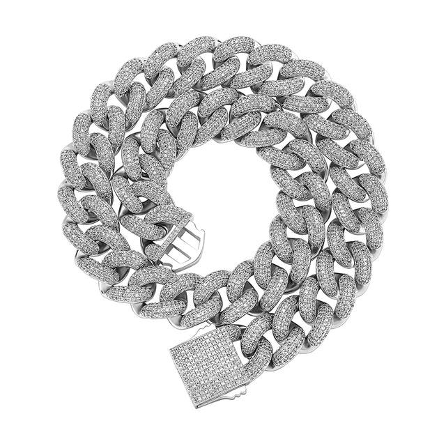 18MM Iced Luxury Cuban Link Chain