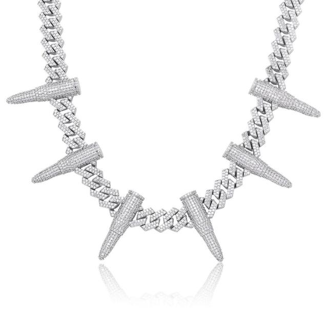 14 mm Rivet Bullet shaped Cuban Chain