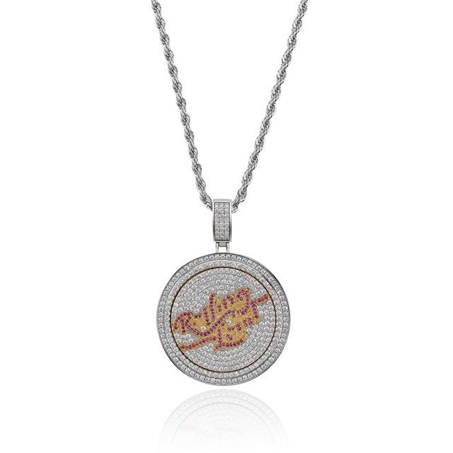 Music Spinner Necklace