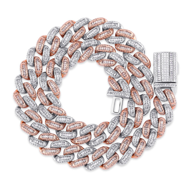 14mm Miami New Box Clasp Cuban Link Chain