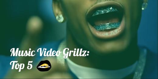 Grillz worn in classic hip-hop music videos