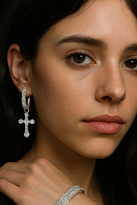 Sentinel Cross Earrings