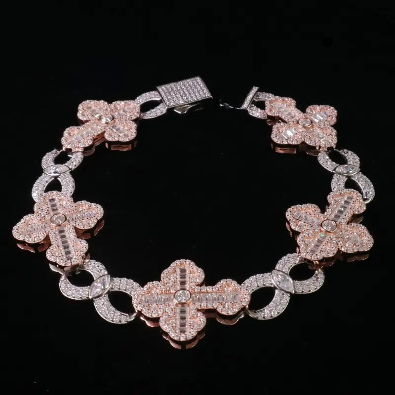 Cross Cuban Bracelet
