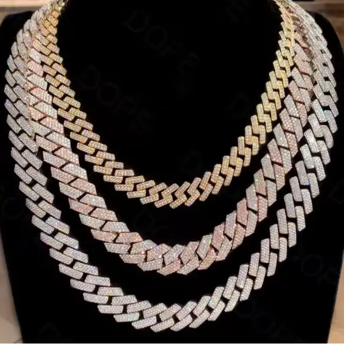 Iced Out Pop Cuban Chain