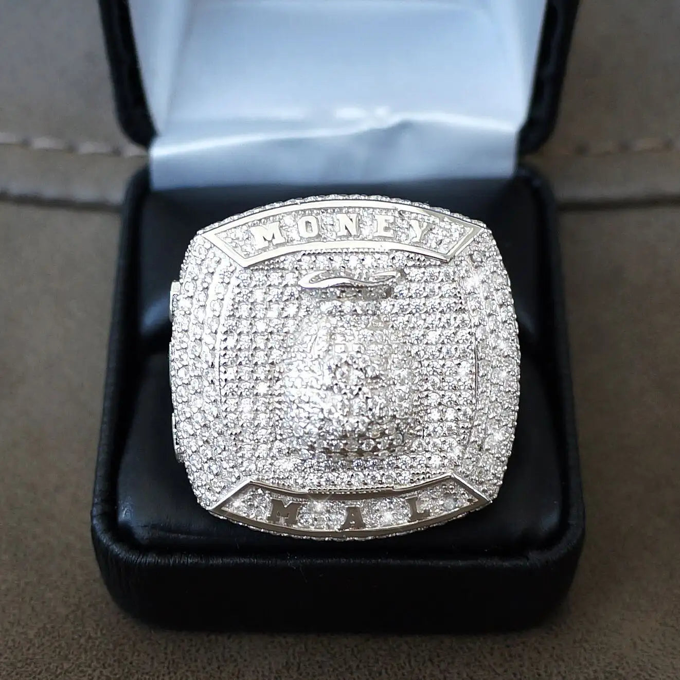 VVS Iced Out Hiphop Baguette Fully Custom Championship Ring 925 Sterling Silver Buss Down Moissanite Ring
