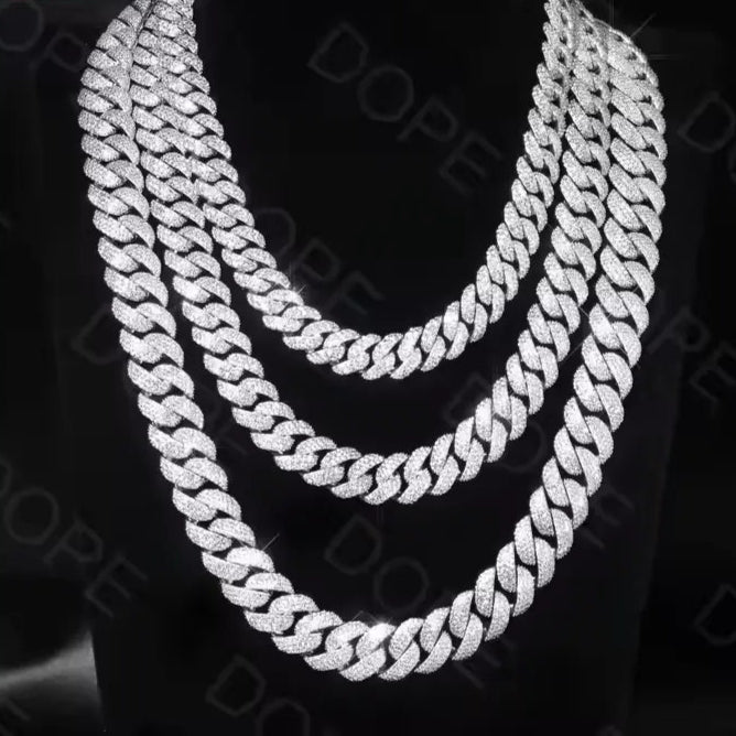 Iced Out Pop Cuban Chain