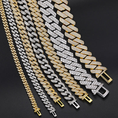 Moissanite Baguette Chain