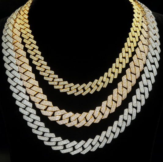 Iced Out Pop Cuban Chain