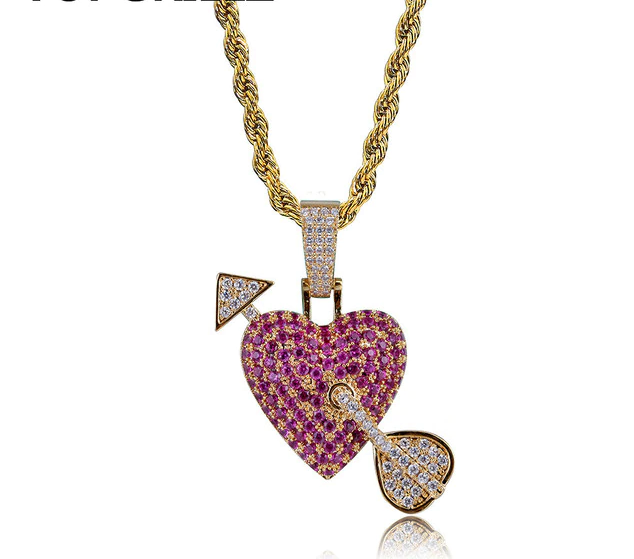 Heart With Arrow Necklace